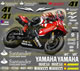 Yamaha Santander Race Decal Set 41 Decals Stickers